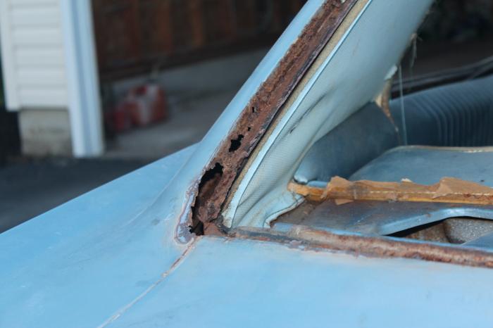 4dr sedan Rear window Rust - Chevy Message Forum - Restoration and ...