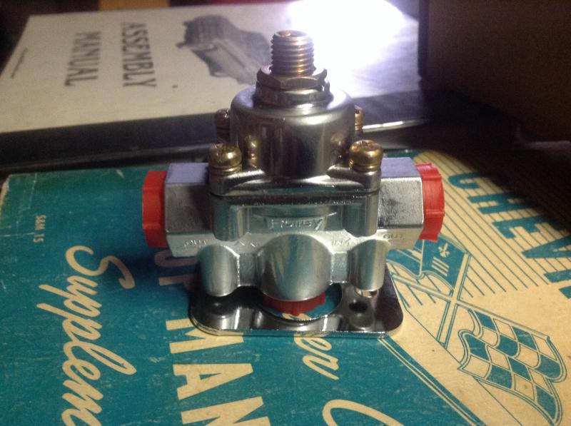 Fuel regulator valve Chevy Message Forum Restoration and Repair Help