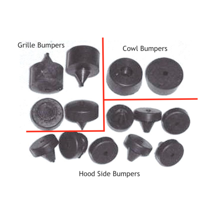 hood bumper location Chevy Message Forum Restoration and Repair Help