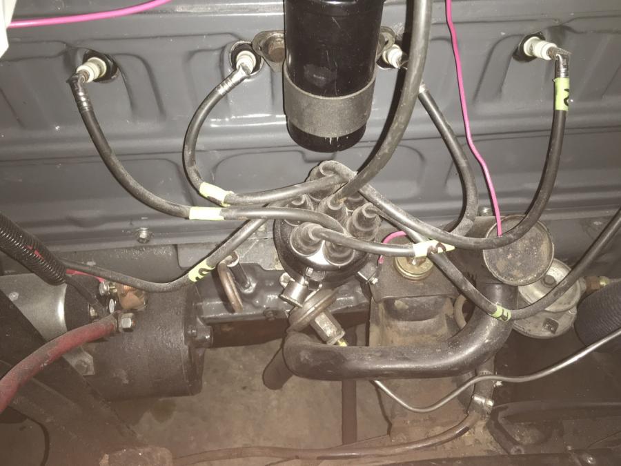 Distributer installation 1952 216 Chevy Message Forum Restoration